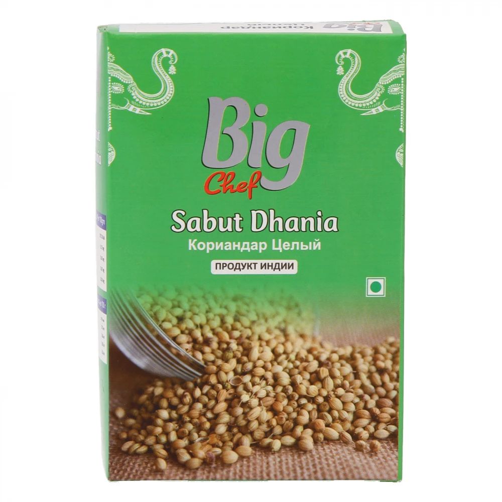 

Специи Big chef "Кориандр целый", 60 г
