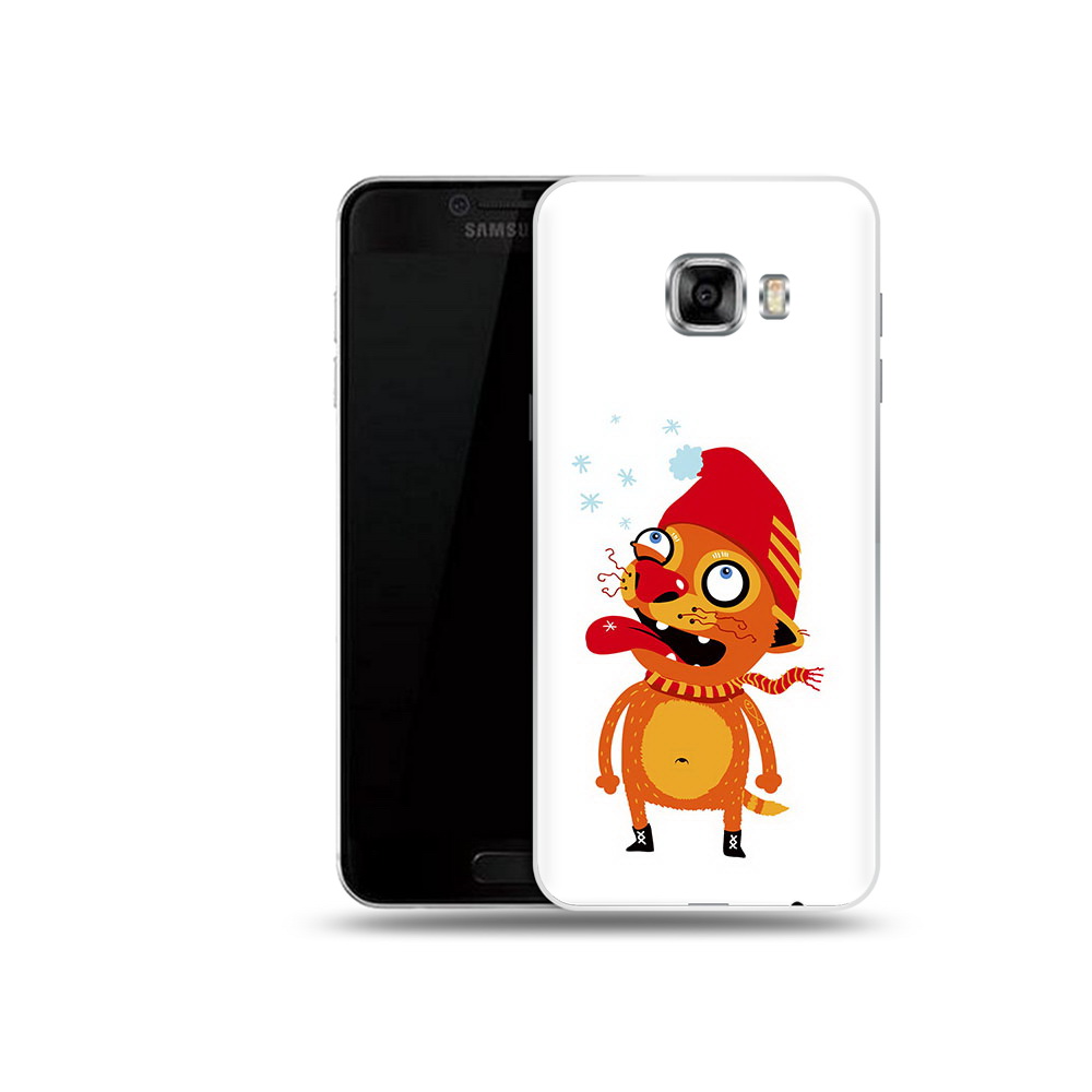 

Чехол MyPads Tocco для Samsung Galaxy C5 (2016) Зимний кот, Прозрачный, Tocco