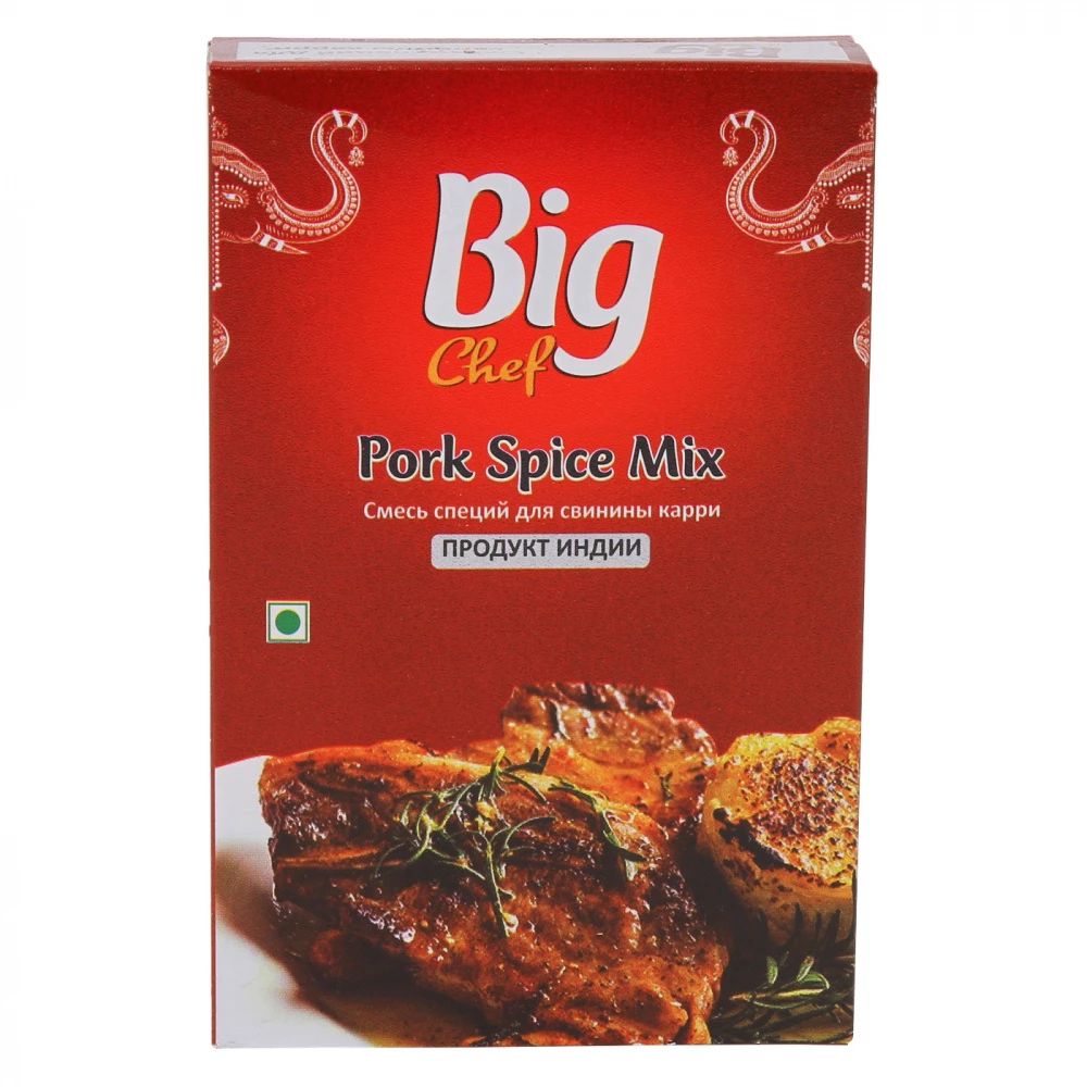 

Смесь специй Big chef "Pork spice mix", для свинины карри, 100 г