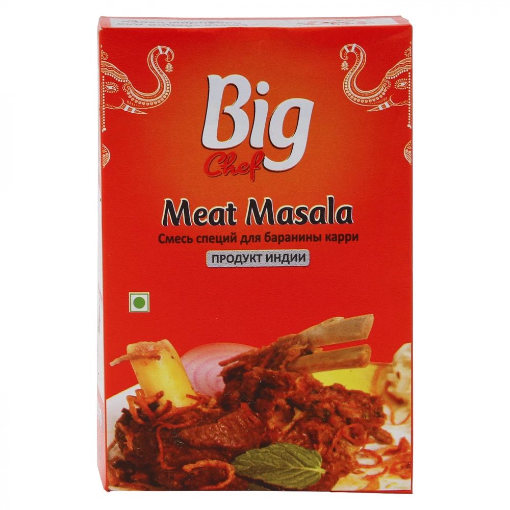

Смесь специй Big chef "Meat masala", для баранины карри, 100 г