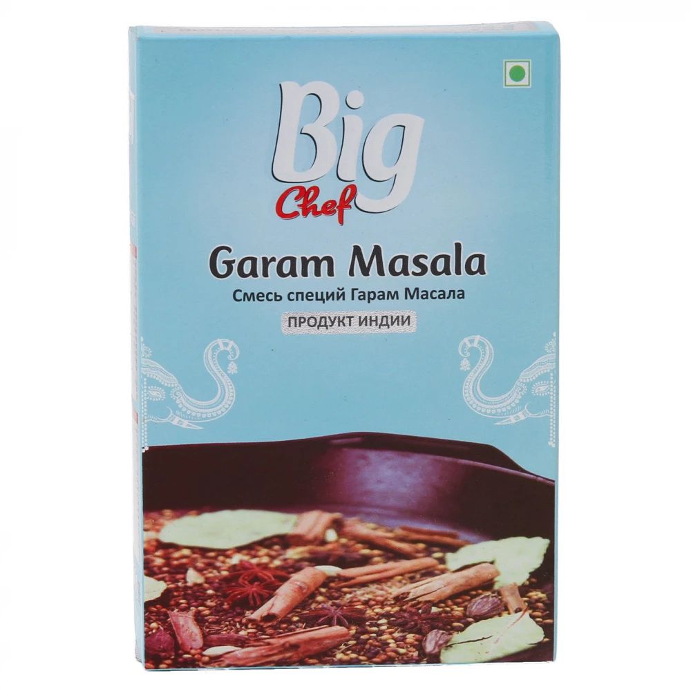 

Смесь специй Big chef "Garam masala", для овощных блюд, 100 г