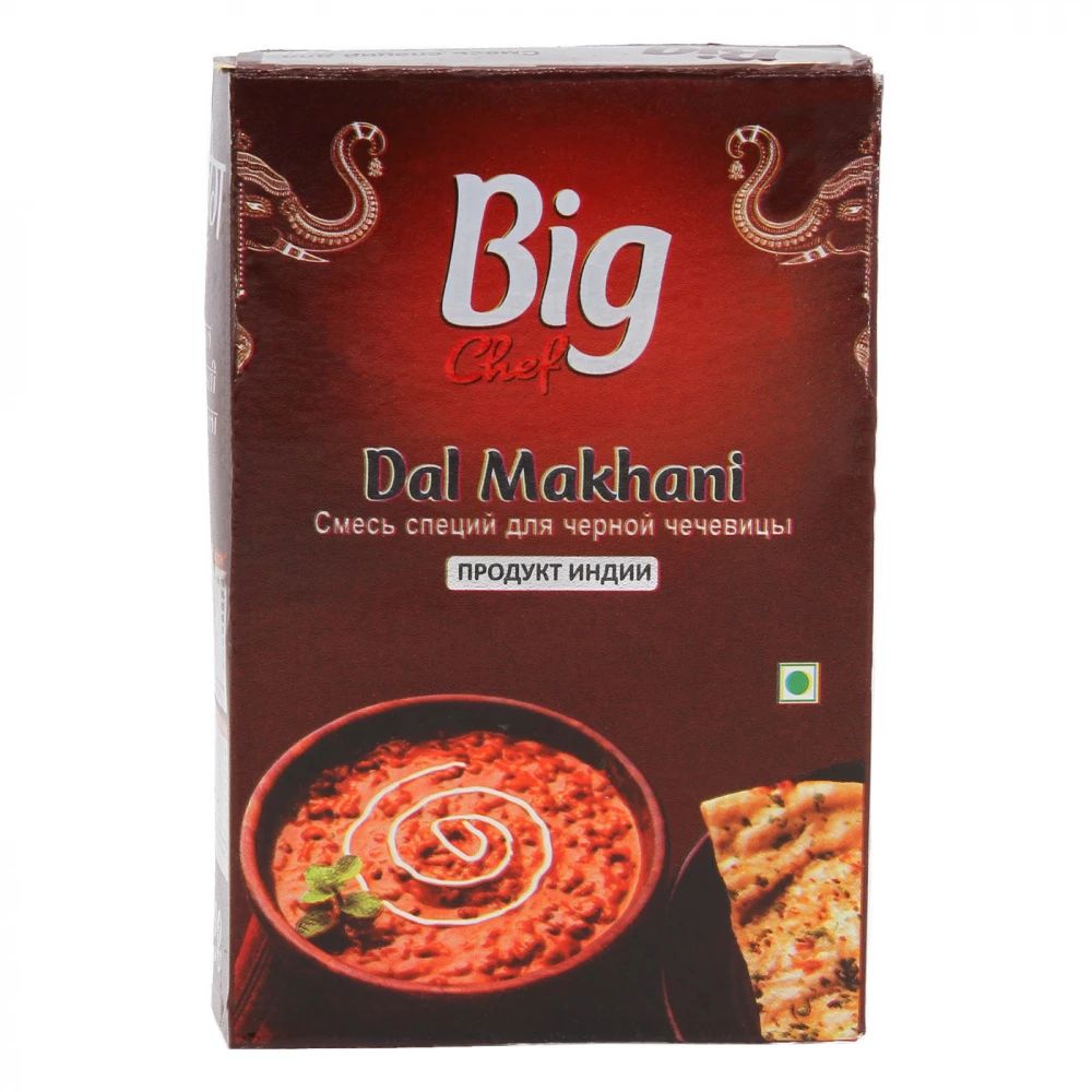 

Смесь специй Big chef "Dal makhani", для блюд из чечевицы, 100 г
