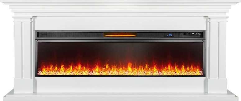 

Каминокомплект Lyon 60 - Белый с очагом Vision 60 LED