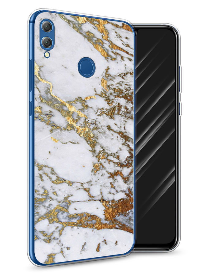 

Чехол Awog "Белый мрамор" для Honor 8X, 66750-3