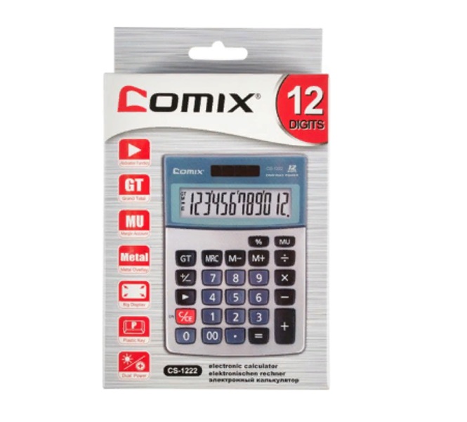 Калькулятор Comix CS-1222 настольный
