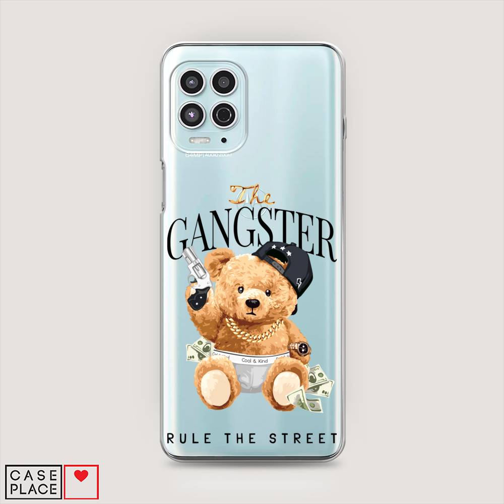 

Чехол на Motorola Moto G100 "The Gangster", Бежевый;серый;черный, 241650-6