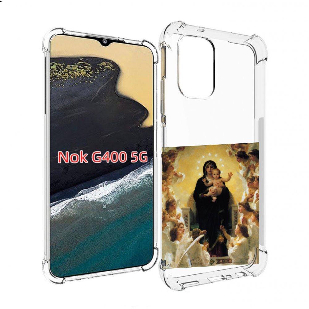 

Чехол MyPads дева-мария для Nokia G400 5G, Прозрачный, Tocco