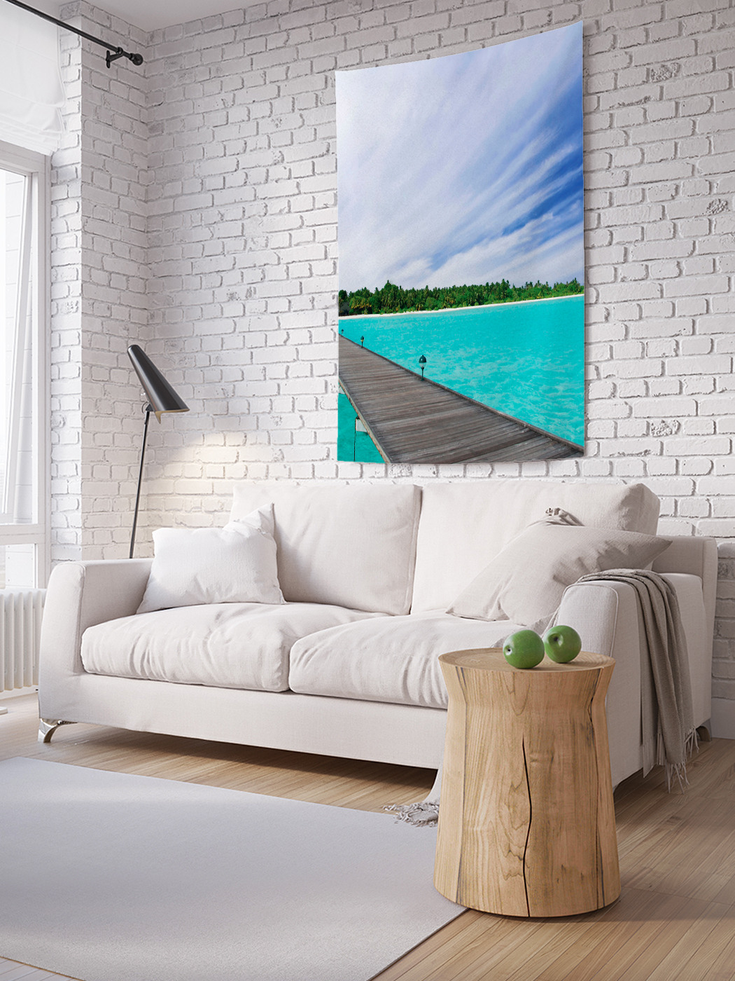 

Вертикальное фотопанно на стену JoyArty Путь на остров 100x150 см, Путь на остров