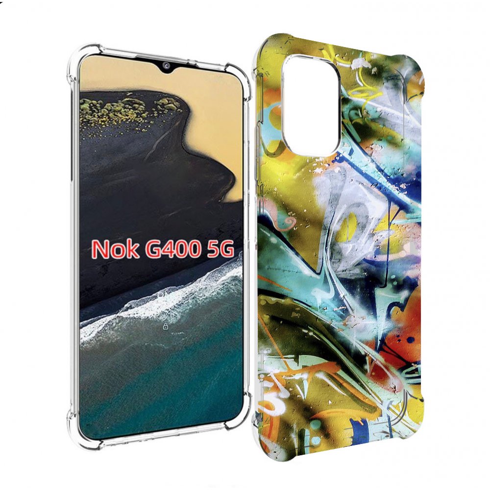 

Чехол MyPads граффити-хаос для Nokia G400 5G, Прозрачный, Tocco
