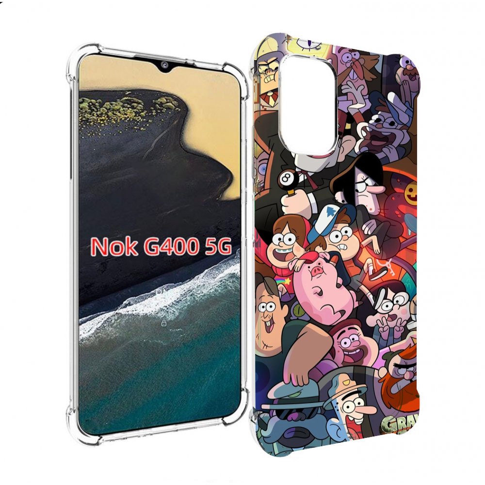 

Чехол MyPads гравити-фолз для Nokia G400 5G, Прозрачный, Tocco