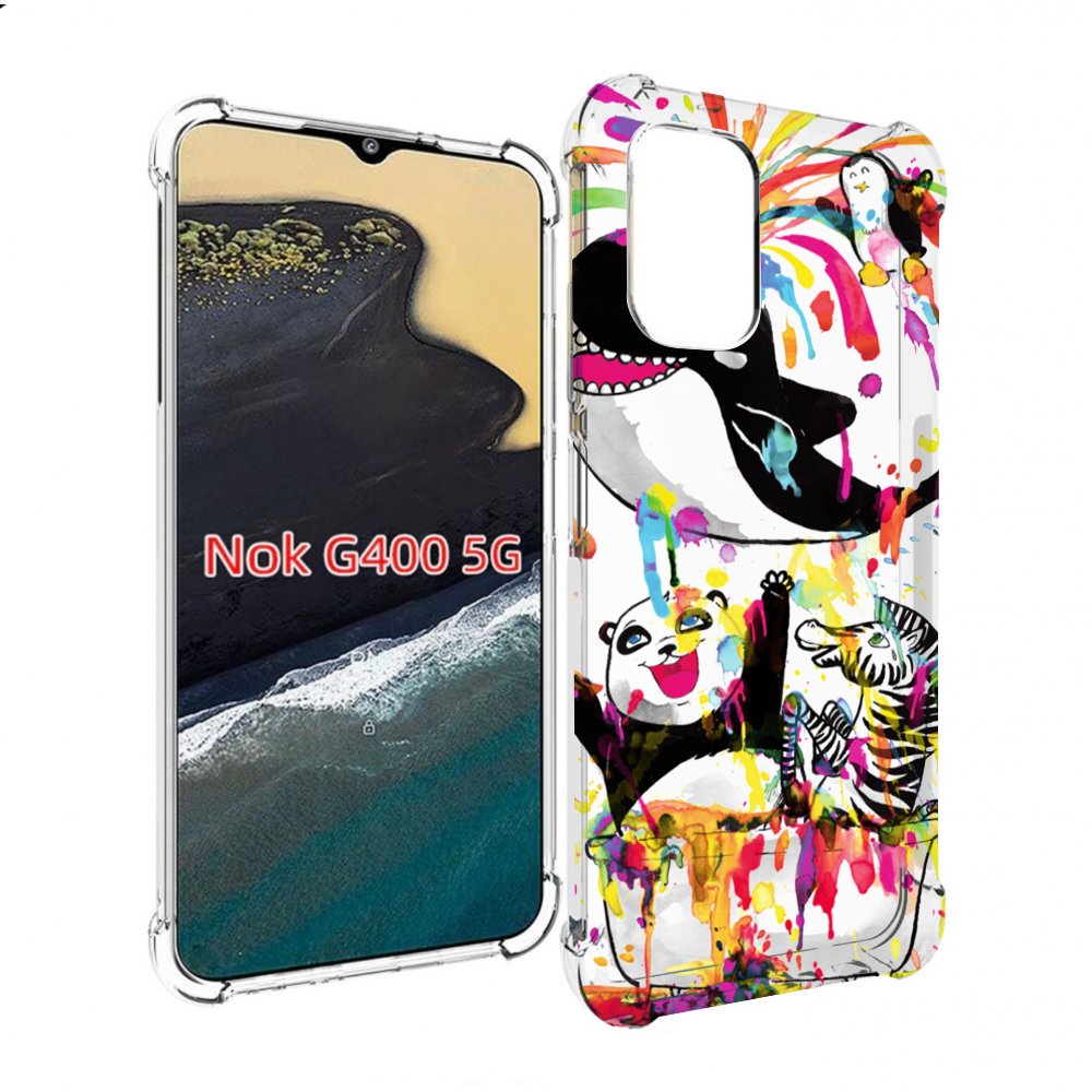 

Чехол MyPads Хиппи кит для Nokia G400 5G, Прозрачный, Tocco