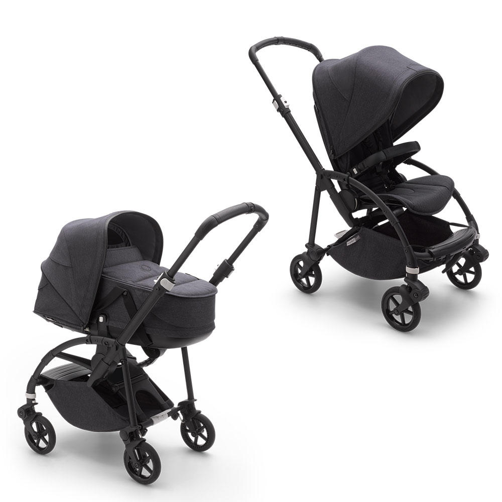 Bugaboo bee6 коляска 2 в 1 mineral black/washed black complete