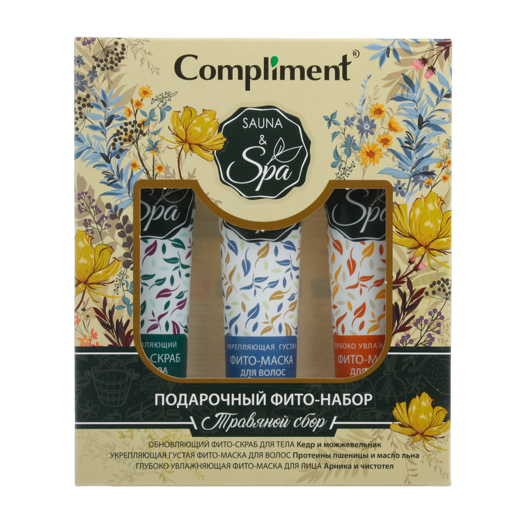 

Подарочный набор Compliment №1661 Sauna & SPA Травяной сбор 1 уп.