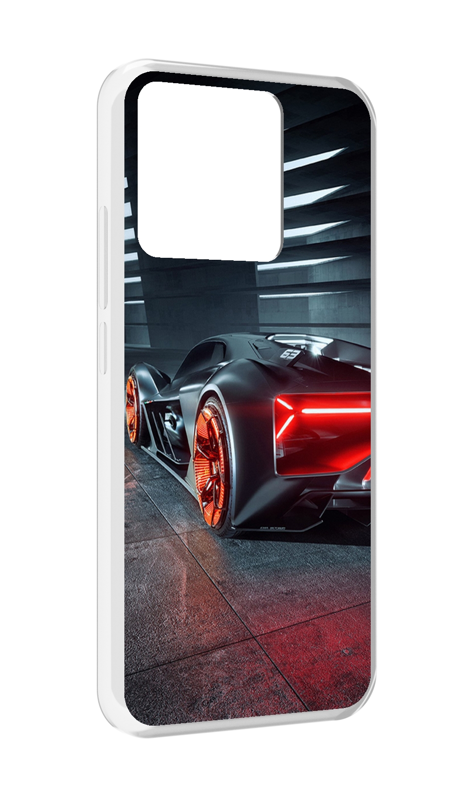 

Чехол MyPads Tocco для Xiaomi Redmi 10A Ночной-город мужской, Прозрачный, Tocco