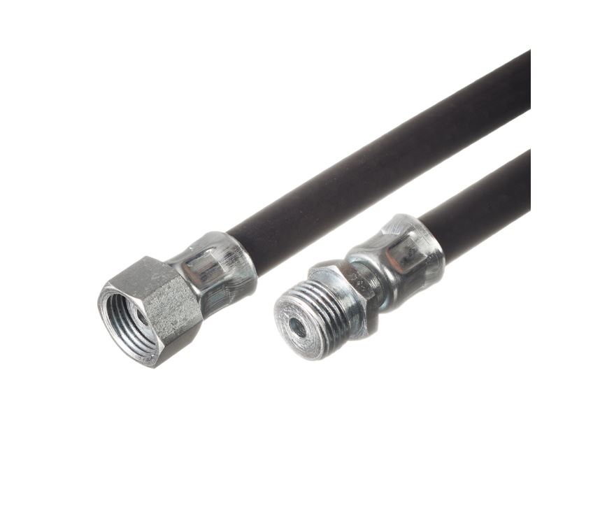 

Шланг (рукав) для газа резиновый 1/2 ВР(г) х 1/2 НР(ш) 100 см черный