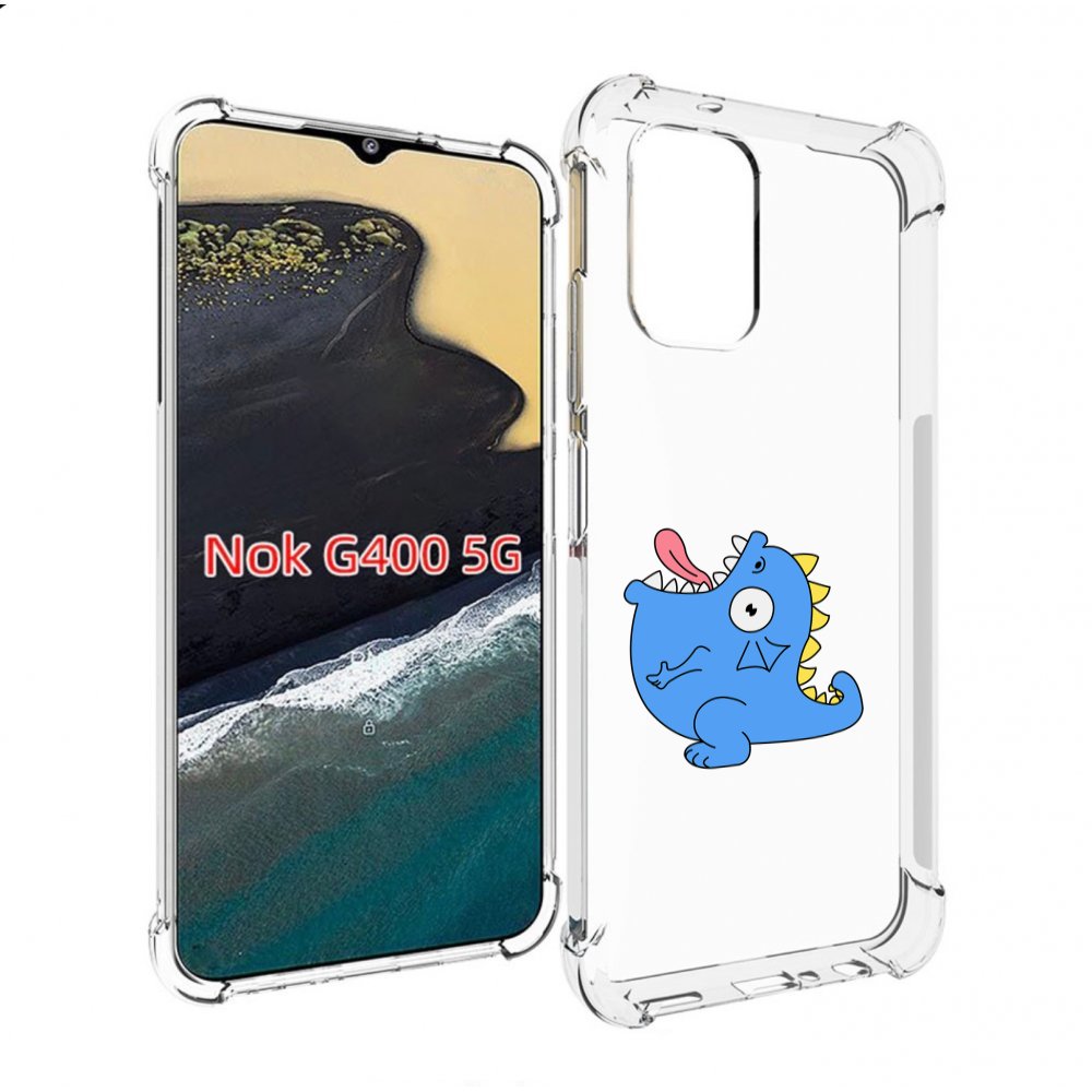 

Чехол MyPads голубая-рыбка для Nokia G400 5G, Прозрачный, Tocco