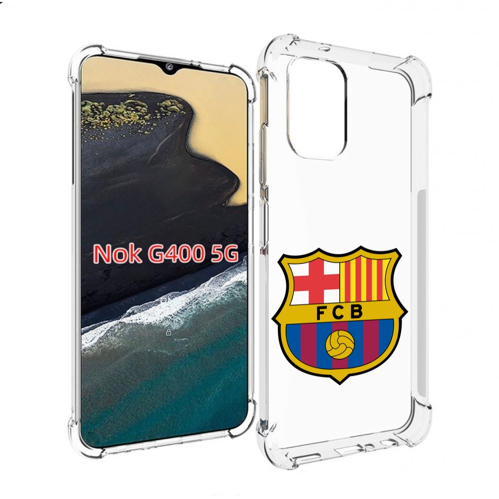 

Чехол MyPads ФК FCB Барселона для Nokia G400 5G, Прозрачный, Tocco