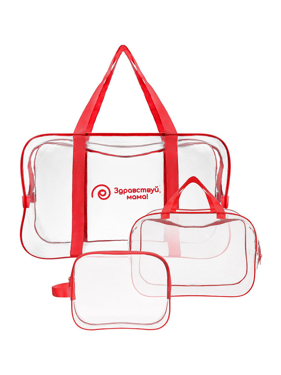 Сумка в роддом Здравствуй Мама 100101102_красный красный