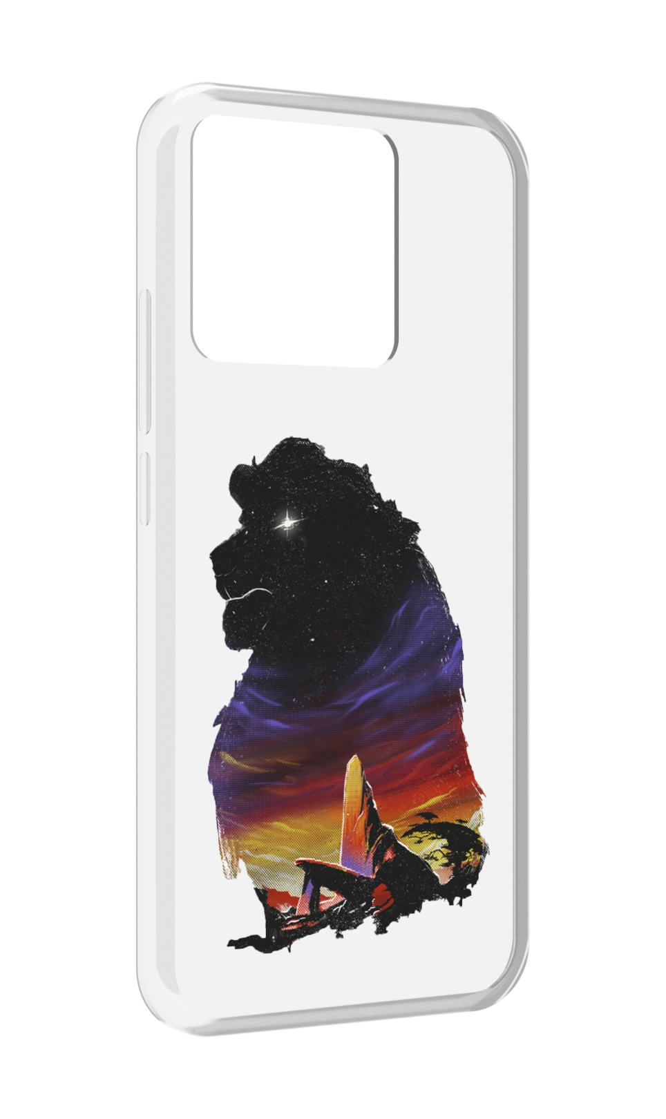 Чехол MyPads Tocco для Xiaomi Redmi 10A Муфаса