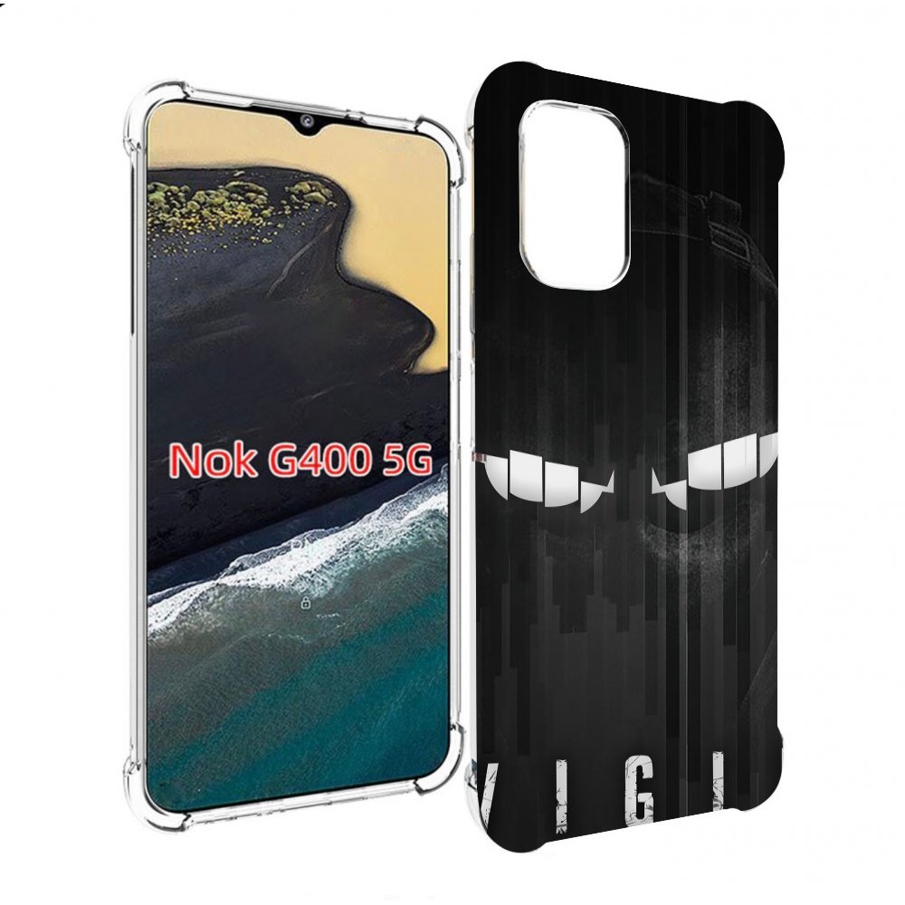 

Чехол MyPads глаза-в-ночи для Nokia G400 5G, Прозрачный, Tocco