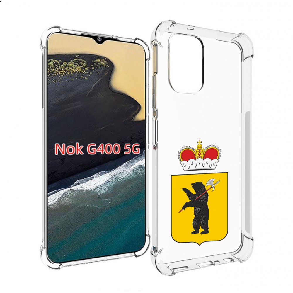 

Чехол MyPads герб-ярославская-область для Nokia G400 5G, Прозрачный, Tocco