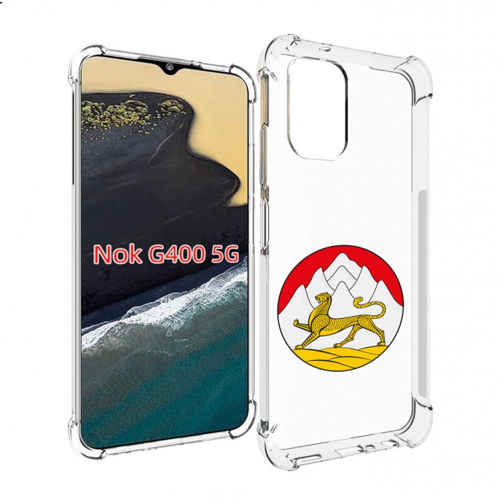 

Чехол MyPads герб-южнои-осетии для Nokia G400 5G, Прозрачный, Tocco