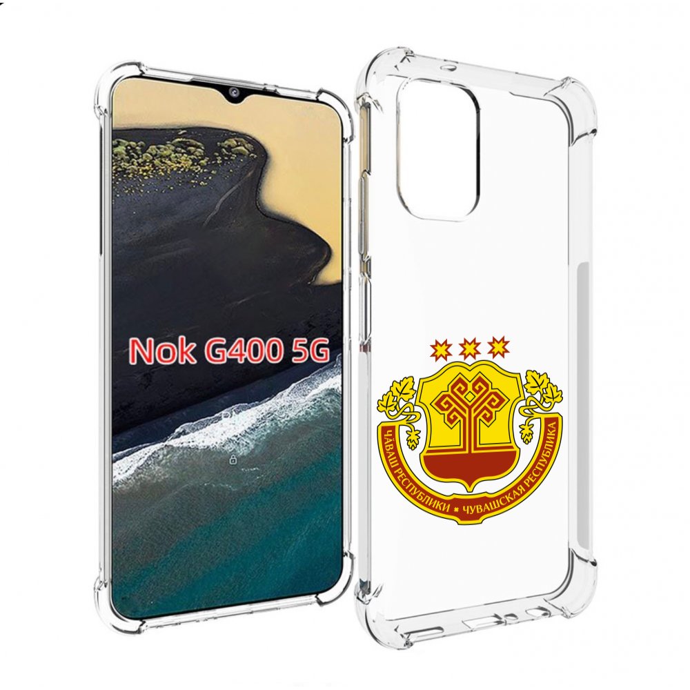 

Чехол MyPads герб-чувашии-чебоксары для Nokia G400 5G, Прозрачный, Tocco