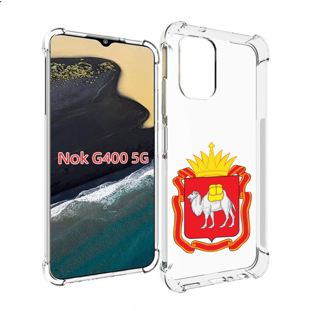 

Чехол MyPads герб-челябинская-область для Nokia G400 5G, Прозрачный, Tocco