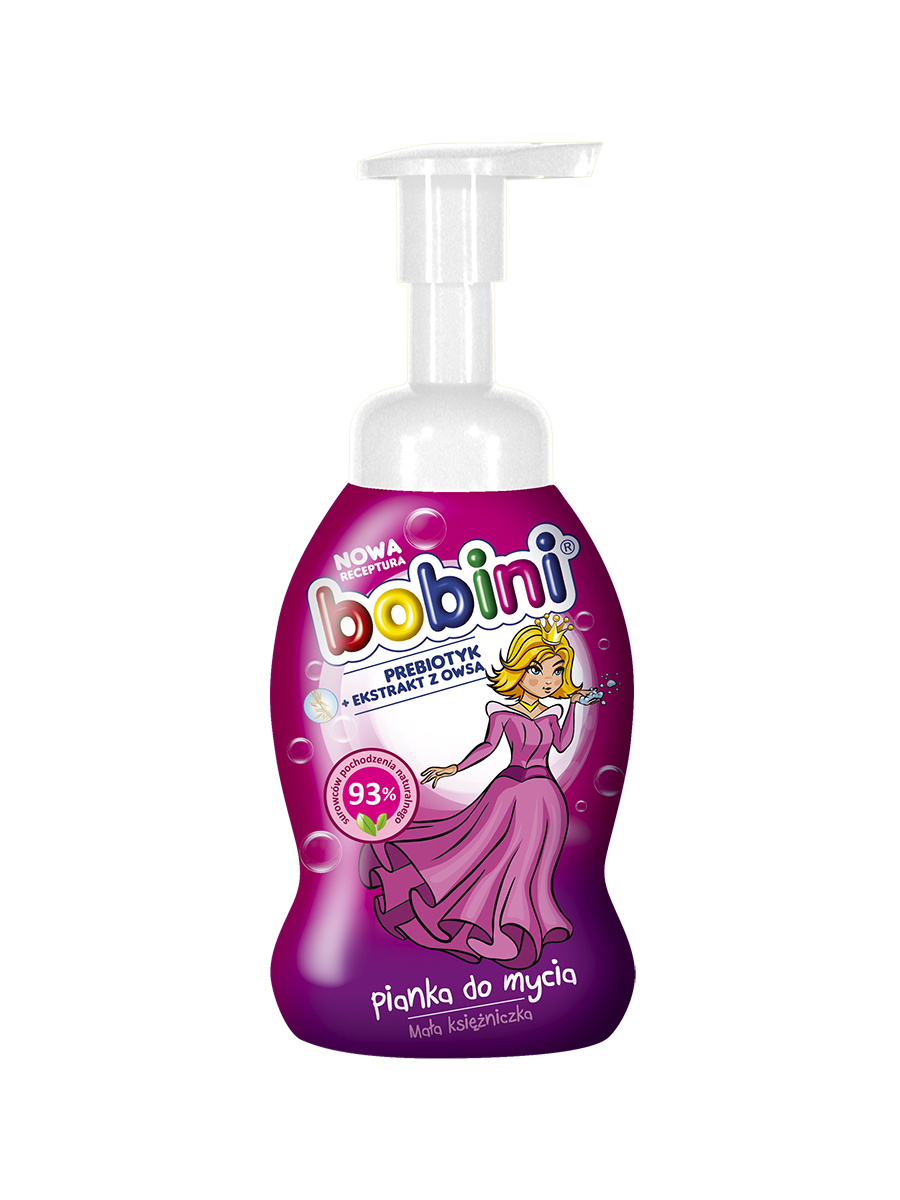 

Пенка для мытья тела, рук и лица BOBINI CLASSIC Маленькая Принцесса 1+, 300 мл