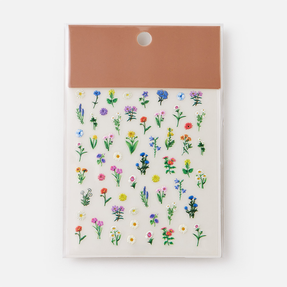 Наклейки для ногтей Abero Цветы лесные