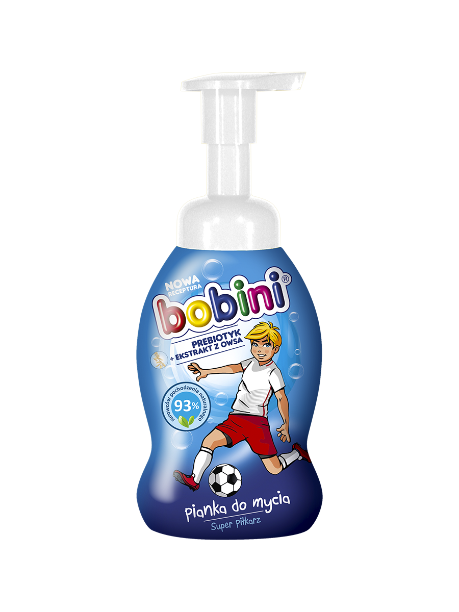 

Пенка для мытья тела, рук и лица BOBINI CLASSIC Супер Футболист 1+, 300 мл