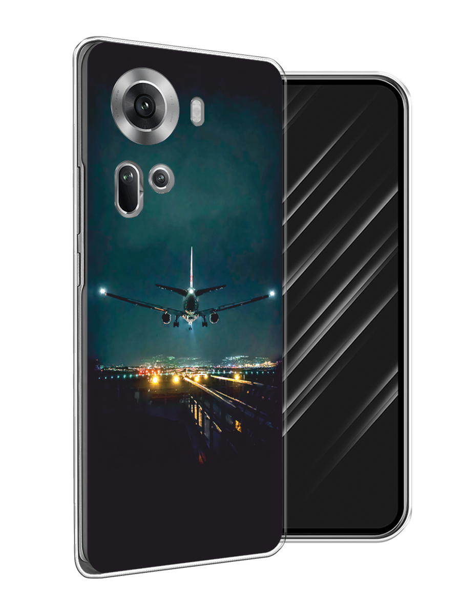 

Чехол Awog на Oppo Reno 11 (Global) "Ночной рейс", Черный, 2515850-1