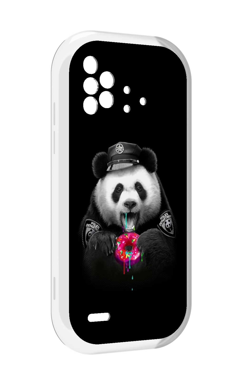 

Чехол MyPads Панда-с-пончиком для UMIDIGI Bison X10 / X10 Pro, Прозрачный, Tocco