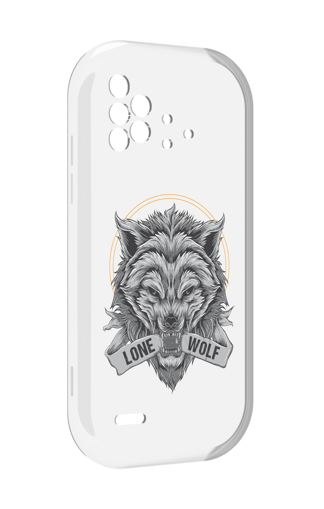 

Чехол MyPads Одинокий-волк мужской для UMIDIGI Bison X10 / X10 Pro, Прозрачный, Tocco
