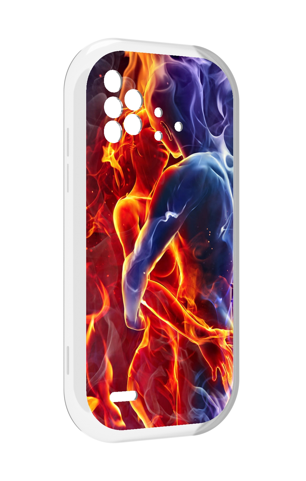 

Чехол MyPads Огонь-вода для UMIDIGI Bison X10 / X10 Pro, Прозрачный, Tocco