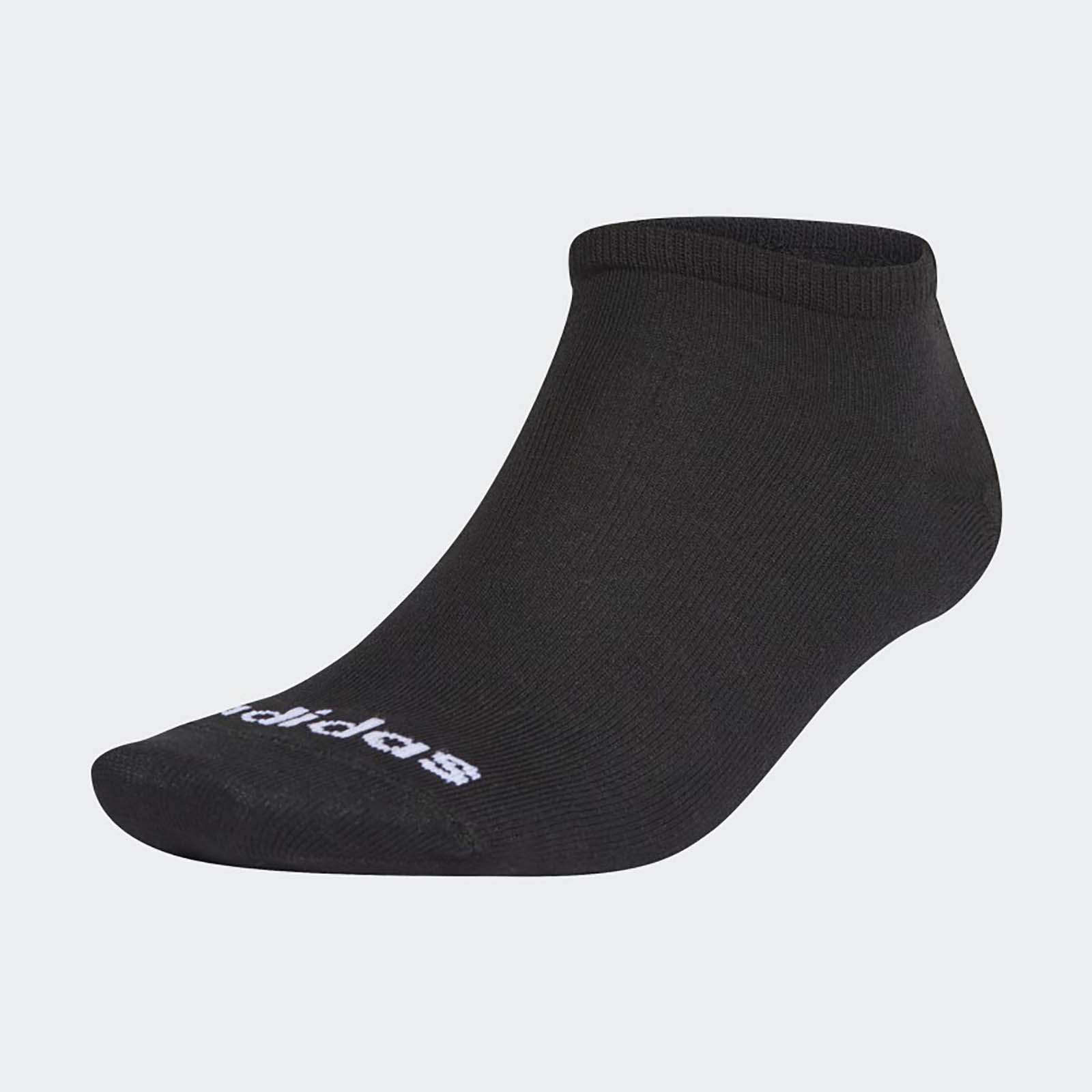 

Набор носков унисекс Adidas NO SHOW 3PP черный S, NO SHOW 3PP