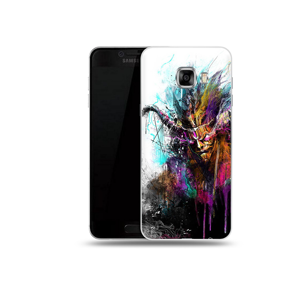 

Чехол MyPads Tocco для Samsung Galaxy C5 (2016) яркий дьявол, Прозрачный, Tocco