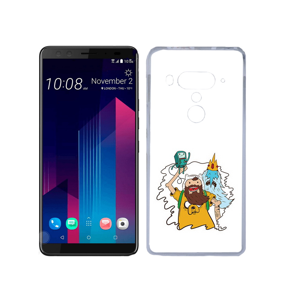 

Чехол MyPads Tocco для HTC U12+ время приключений старый Финн, Прозрачный, Tocco