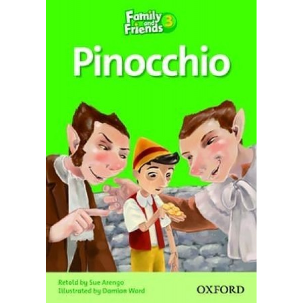 фото Книга family and friends. readers 3. pinocchio oxford