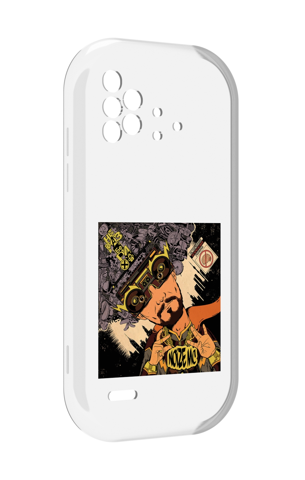 

Чехол MyPads Неразбериха Noize MC для UMIDIGI Bison X10 / X10 Pro, Прозрачный, Tocco