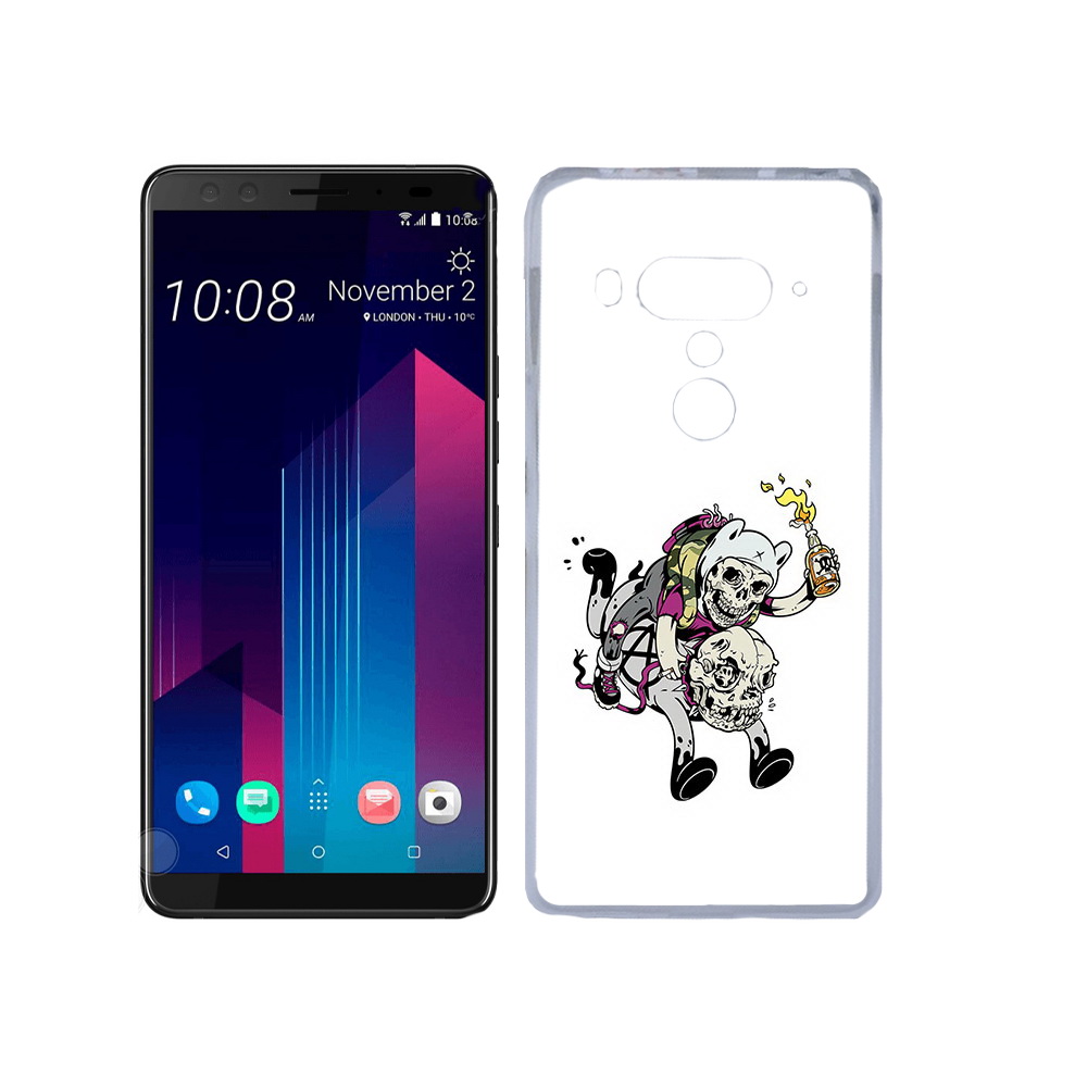 

Чехол MyPads Tocco для HTC U12+ время приключений скелеты, Прозрачный, Tocco