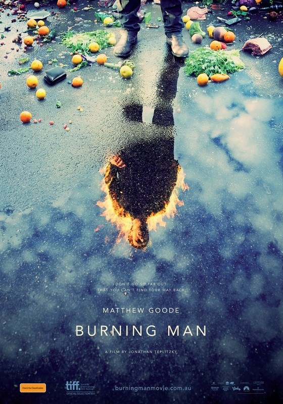 

Постер к фильму "Горящий человек" (Burning Man) 50x70 см
