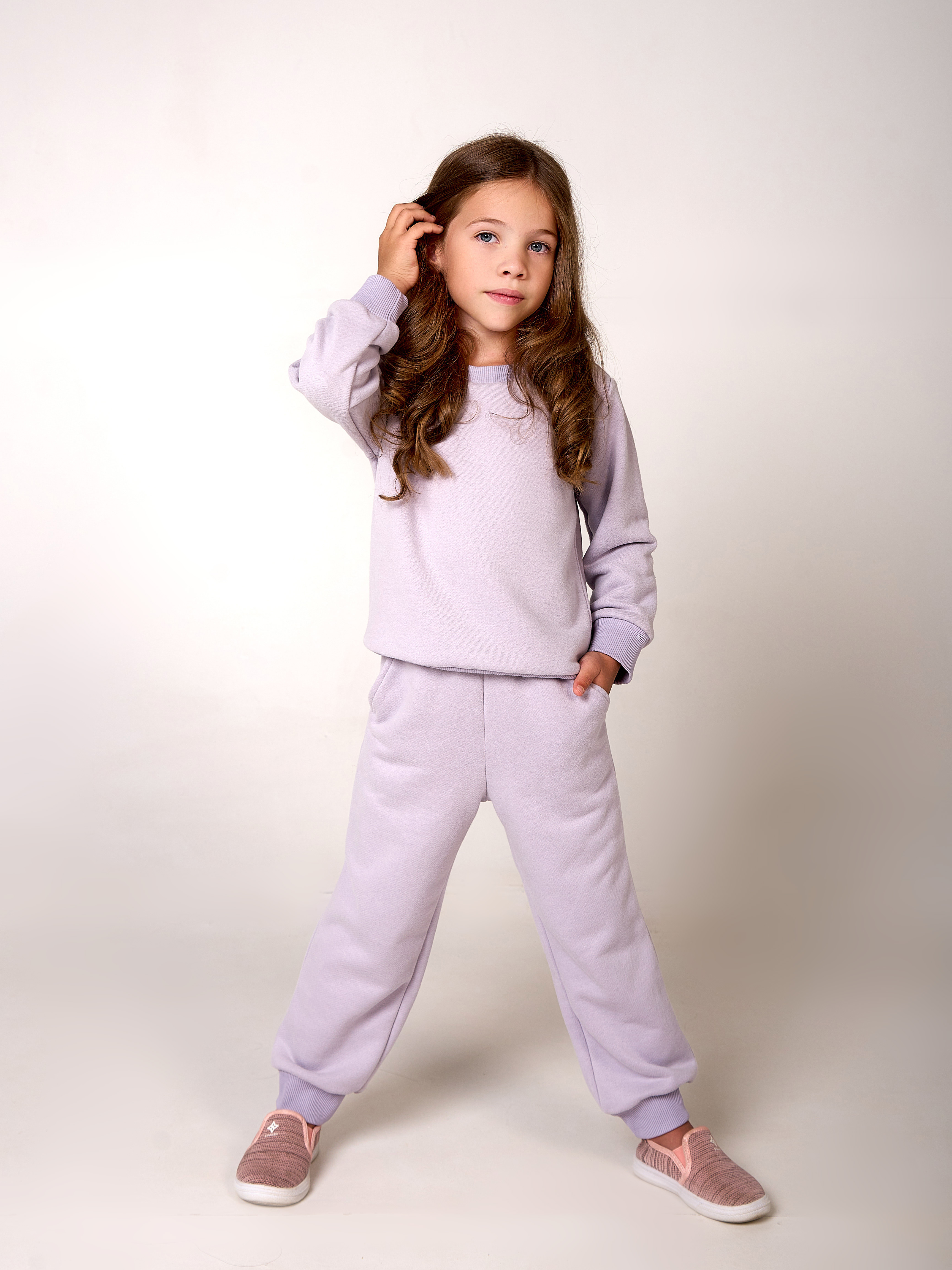 Костюм повседневный Егорова M5, Сиреневый, 116