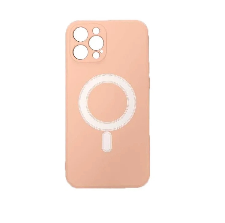 фото Чехол luazon для apple iphone 12 magsafe silicone pink 6852585