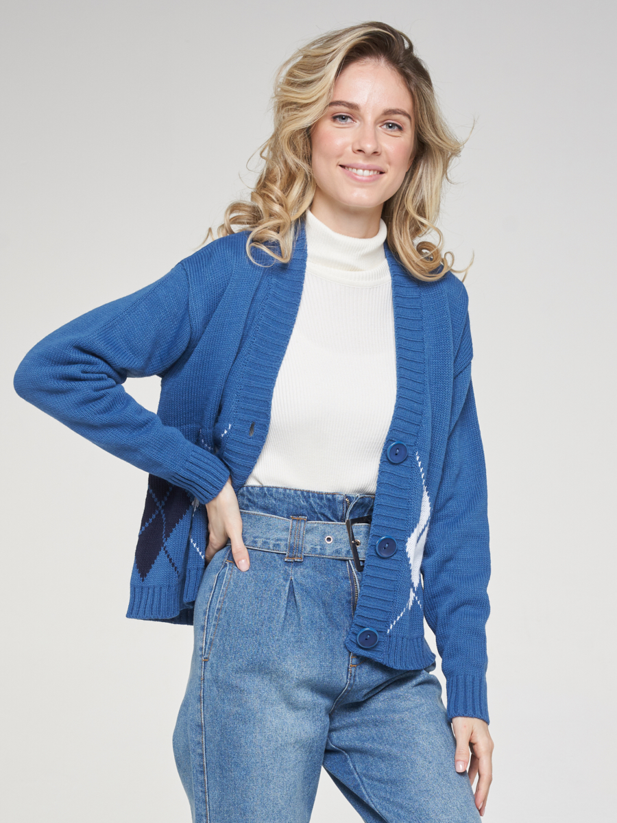 

Кардиган женский BE YOU BY202-14038 синий 42 RU, BY202-14038