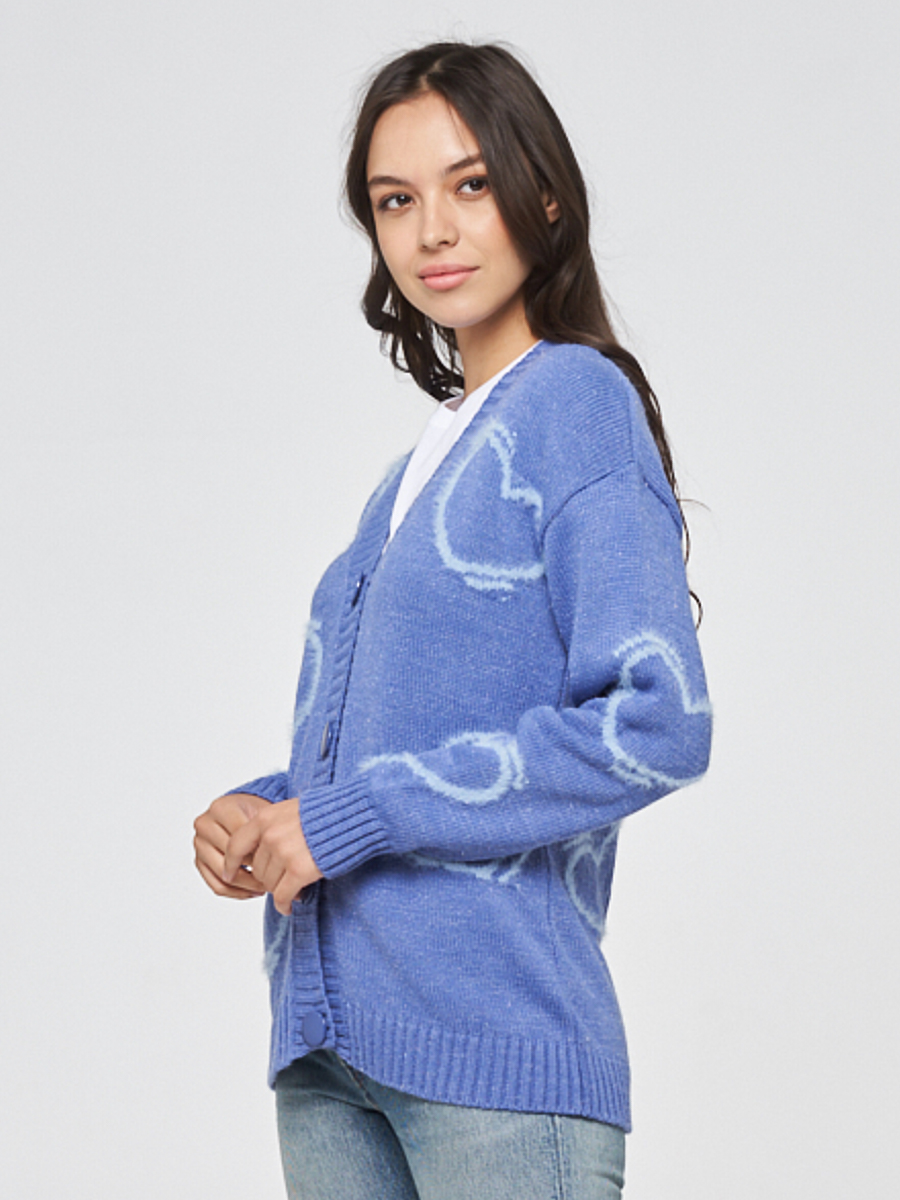 

Кардиган женский BE YOU BY202-14030 голубой 44 RU, BY202-14030