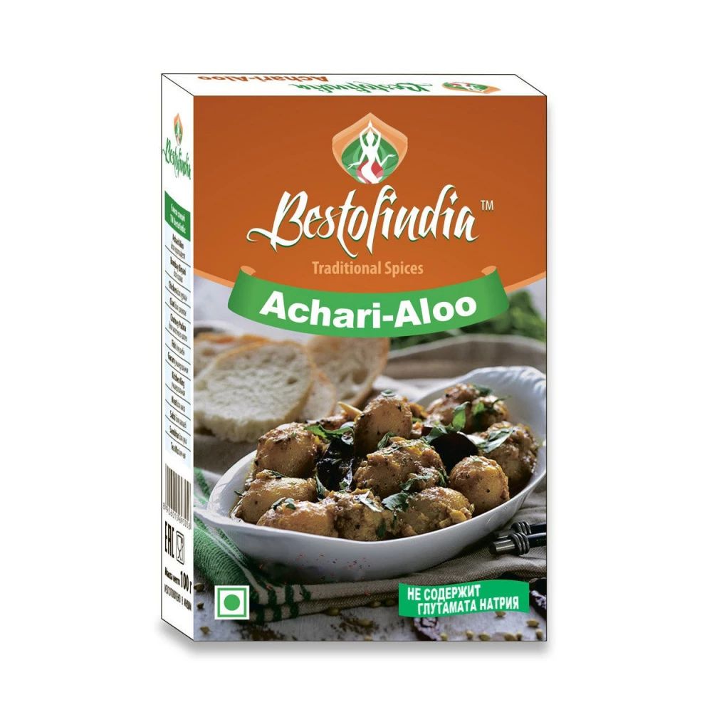 

Смесь специй Bestofindia "Для картофеля | Achari Aloo", 100 г