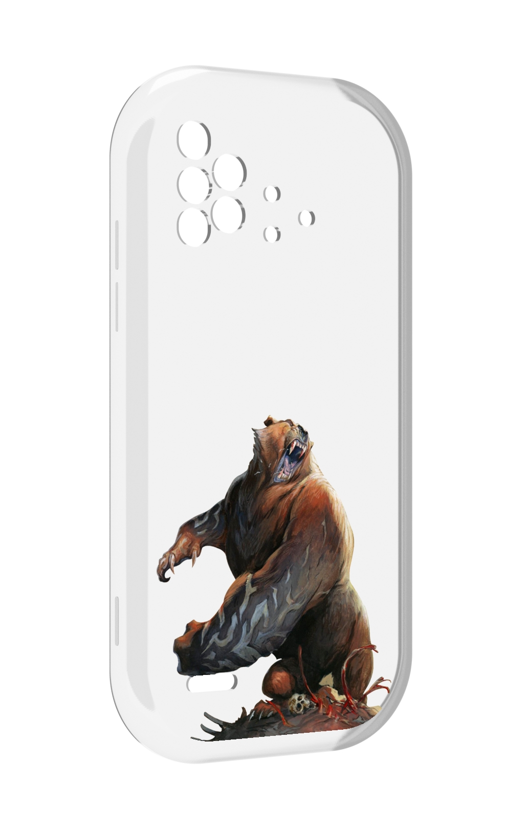 

Чехол MyPads Медведь-жестокий для UMIDIGI Bison X10 / X10 Pro, Прозрачный, Tocco