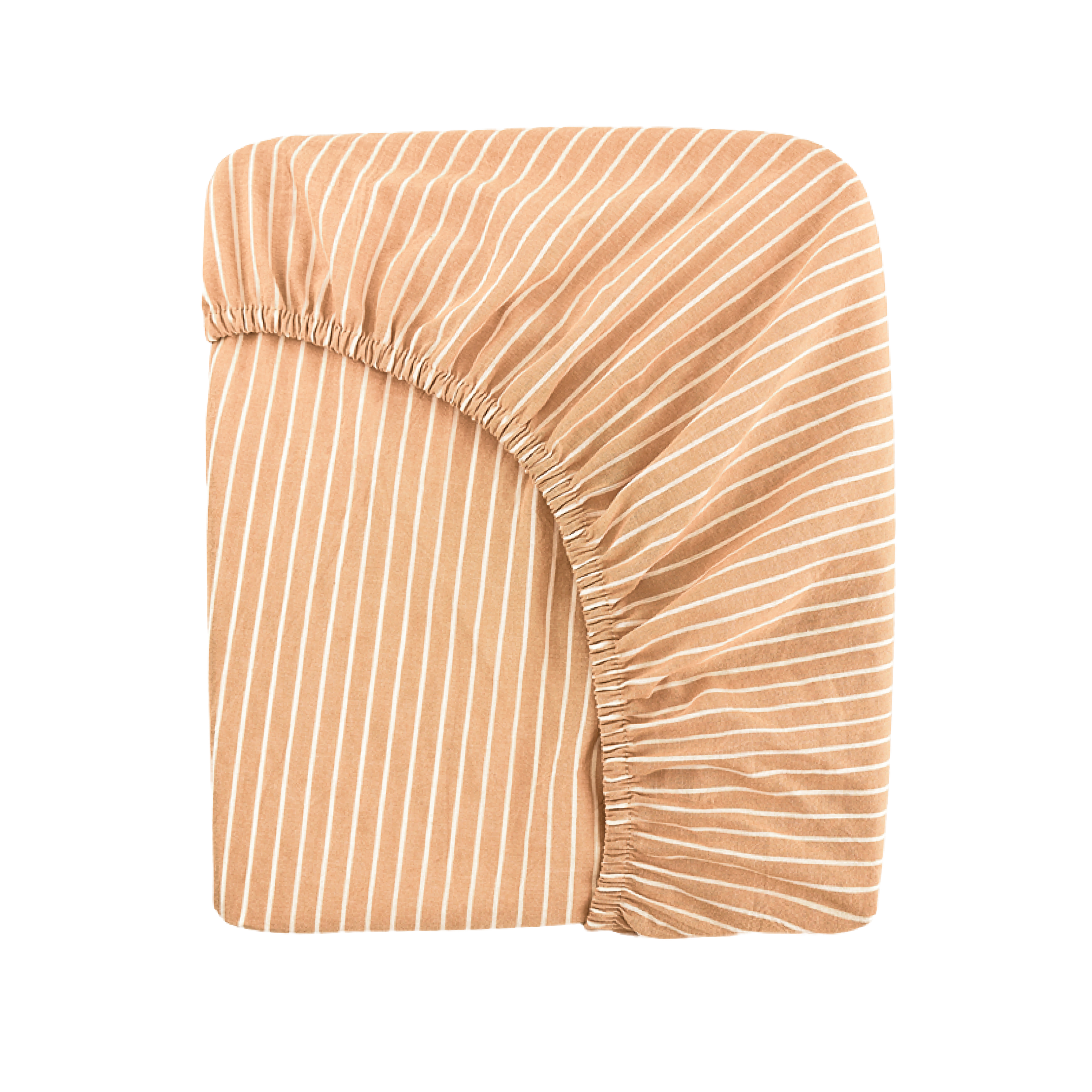 

Простыня MORФEUS Melange Peach Stripes 180x200x30 (на резинке)