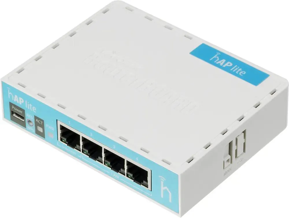 

Wi-Fi роутер MIKROTIK hAP lite (rb941-2nd), hAP lite